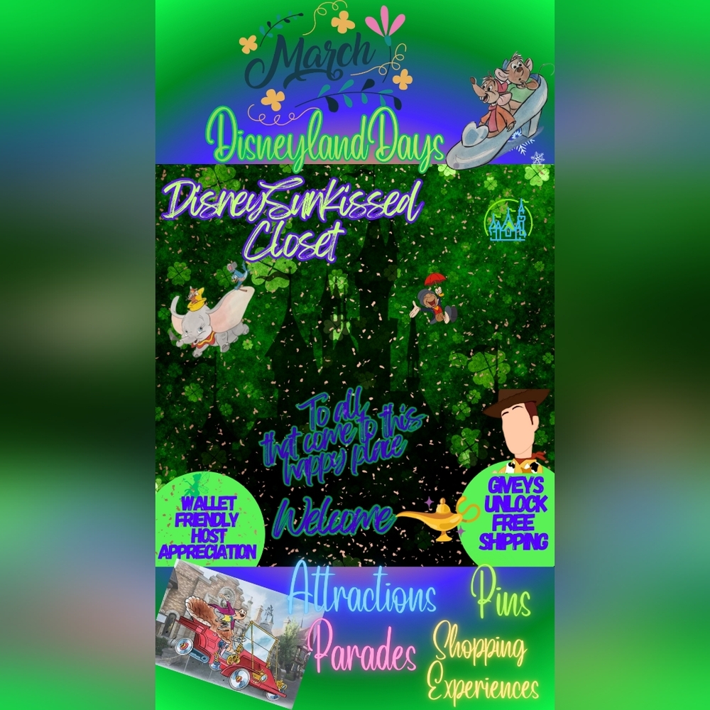 Disney Days LIVE at Disneyland Resort Pin Party & Share Show Flyer - Picture 1 of 16